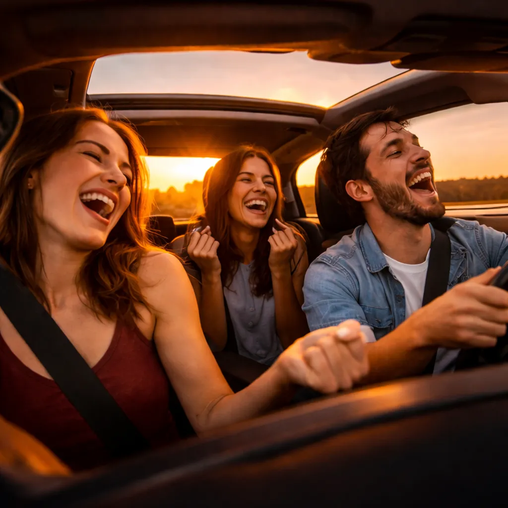 Canta en el coche